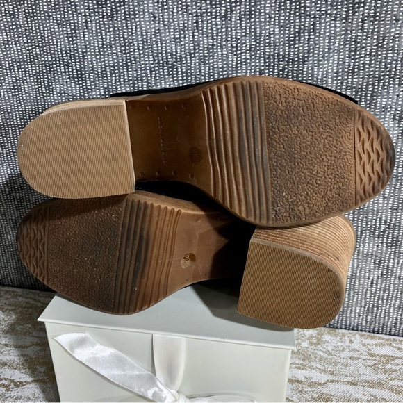 Lucky Brand Open Toe Suede Bootie Sz 10 - Picture 7 of 13